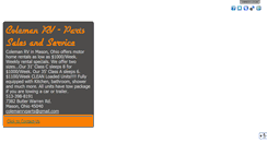 Desktop Screenshot of colemanrvpartsservice.com